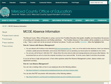 Tablet Screenshot of absent.mcoe.org